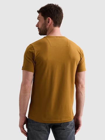 PME Legend Shirt 'American Classic T-shirt in cotton with stretch' in Bruin