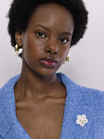 Boucles d'oreilles 'Tayris' Luxenter en blanc