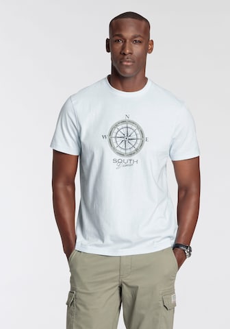 DELMAO T-Shirt in Blau: Vorderseite