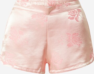 ETAM Pyžamové kalhoty 'ENCHANTEE' – pink: přední strana