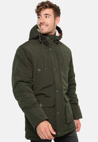 INDICODE JEANS Winter Jacket 'West' in Green