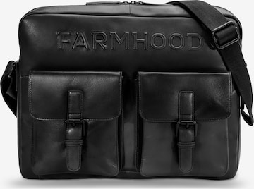 Borsa portadocumenti di Farmhood in grigio: frontale