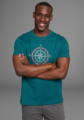 DELMAO T-Shirt 'Delmao' in Grün