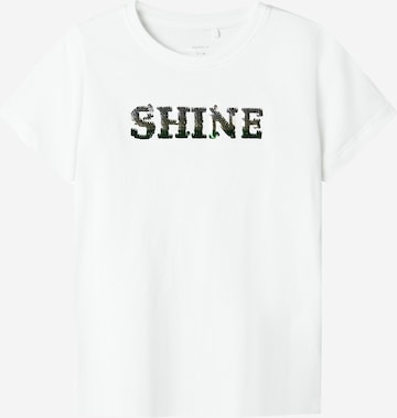 NAME IT Shirt 'NKFFLOP' in White: front