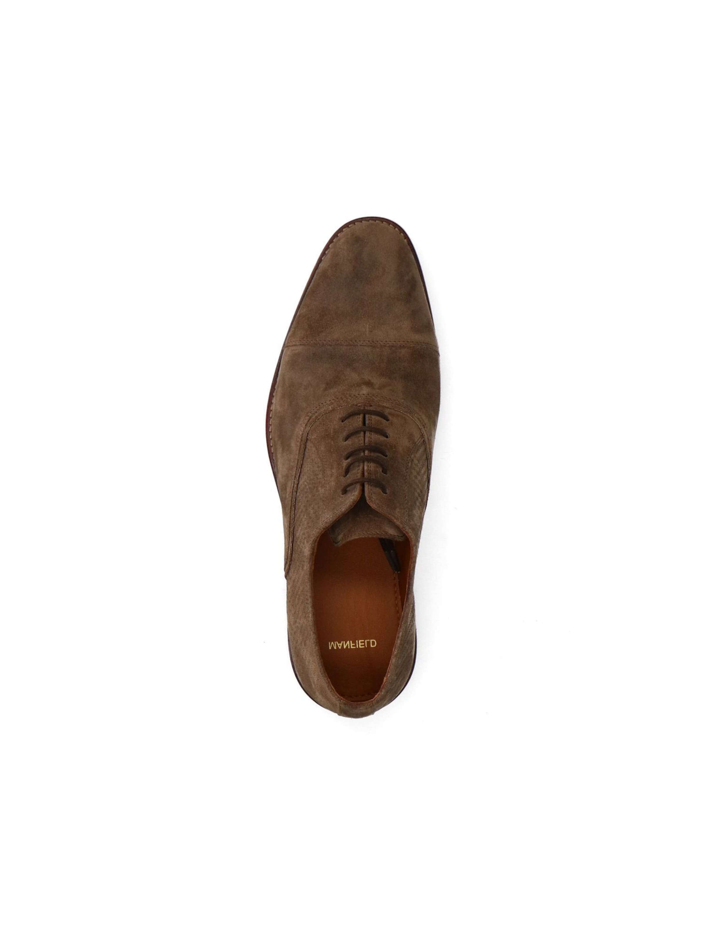MANFIELD Lace-Up Shoes in Grey
