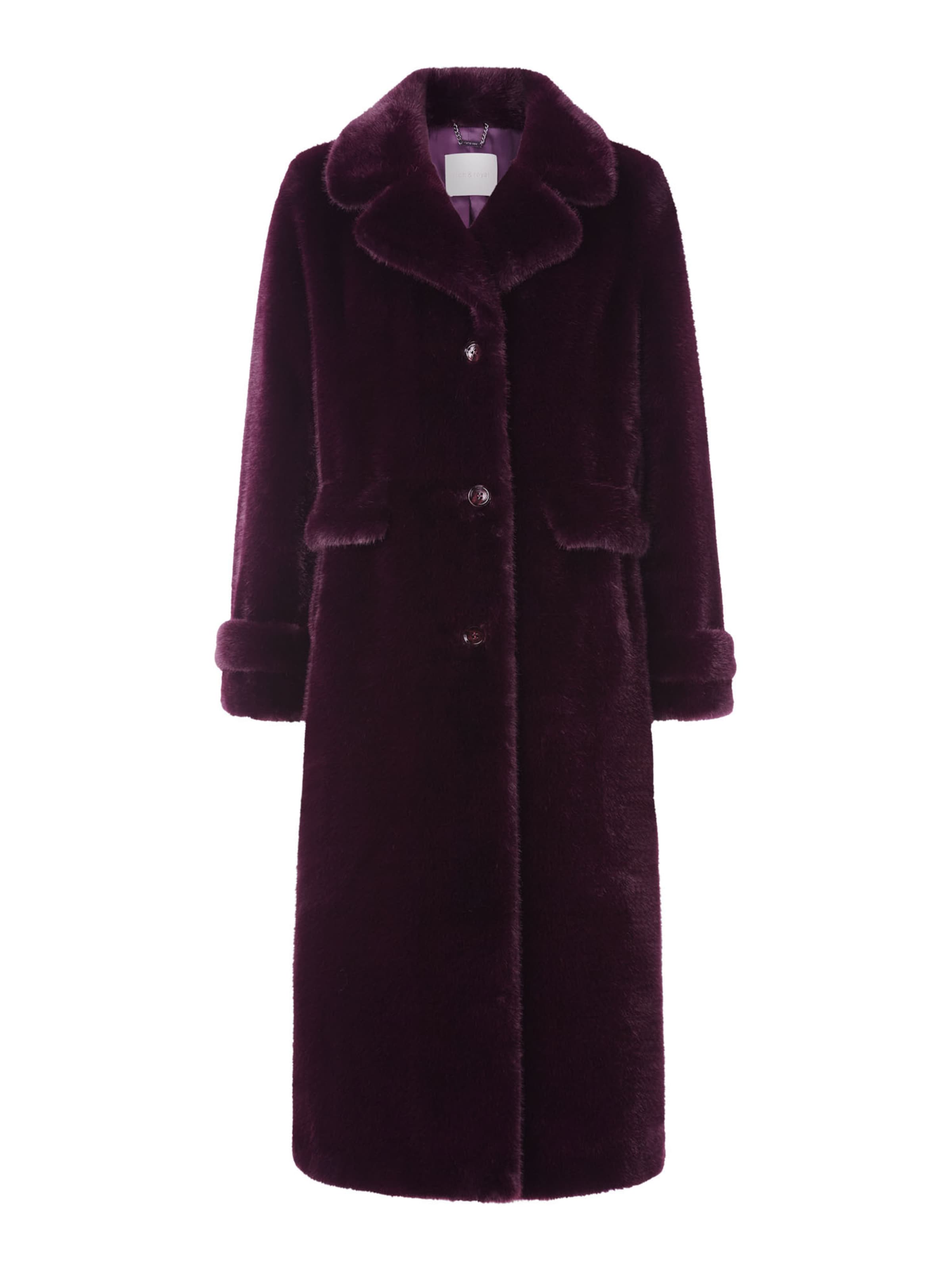 Rich & Royal Übergangsjacke in bordeaux, Produktansicht