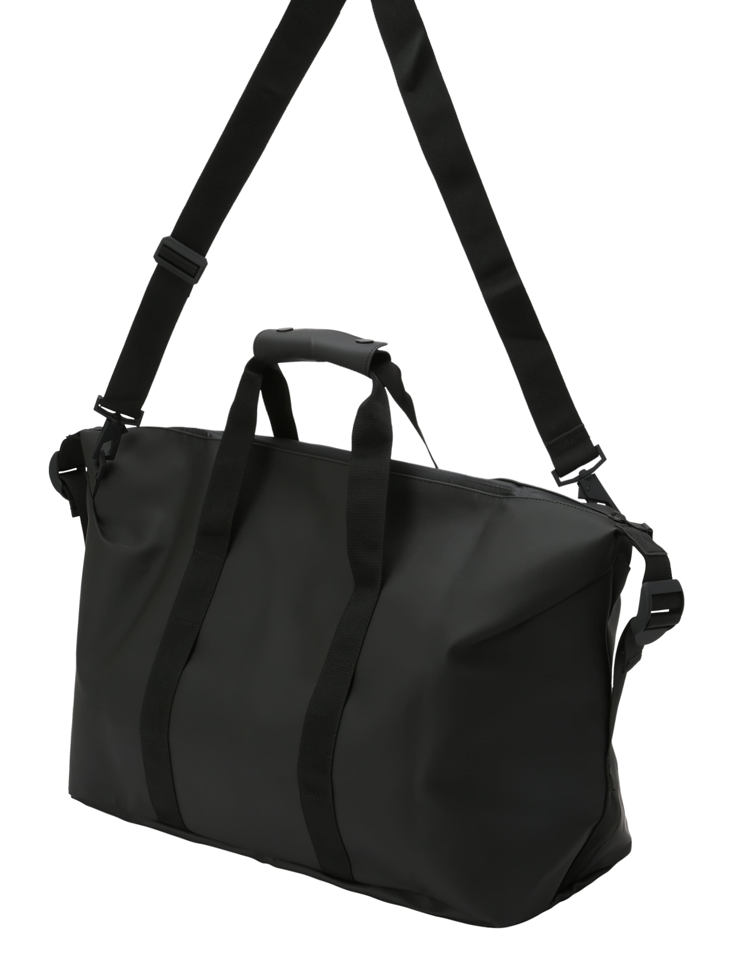 RAINS Cestovná taška - Čierna: predná strana