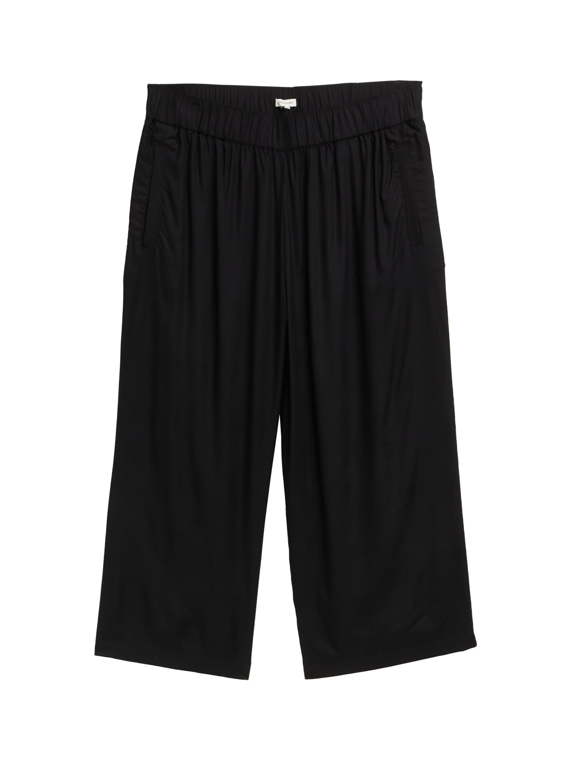 Tom Tailor Women + Broek in de kleur Zwart, Productweergave