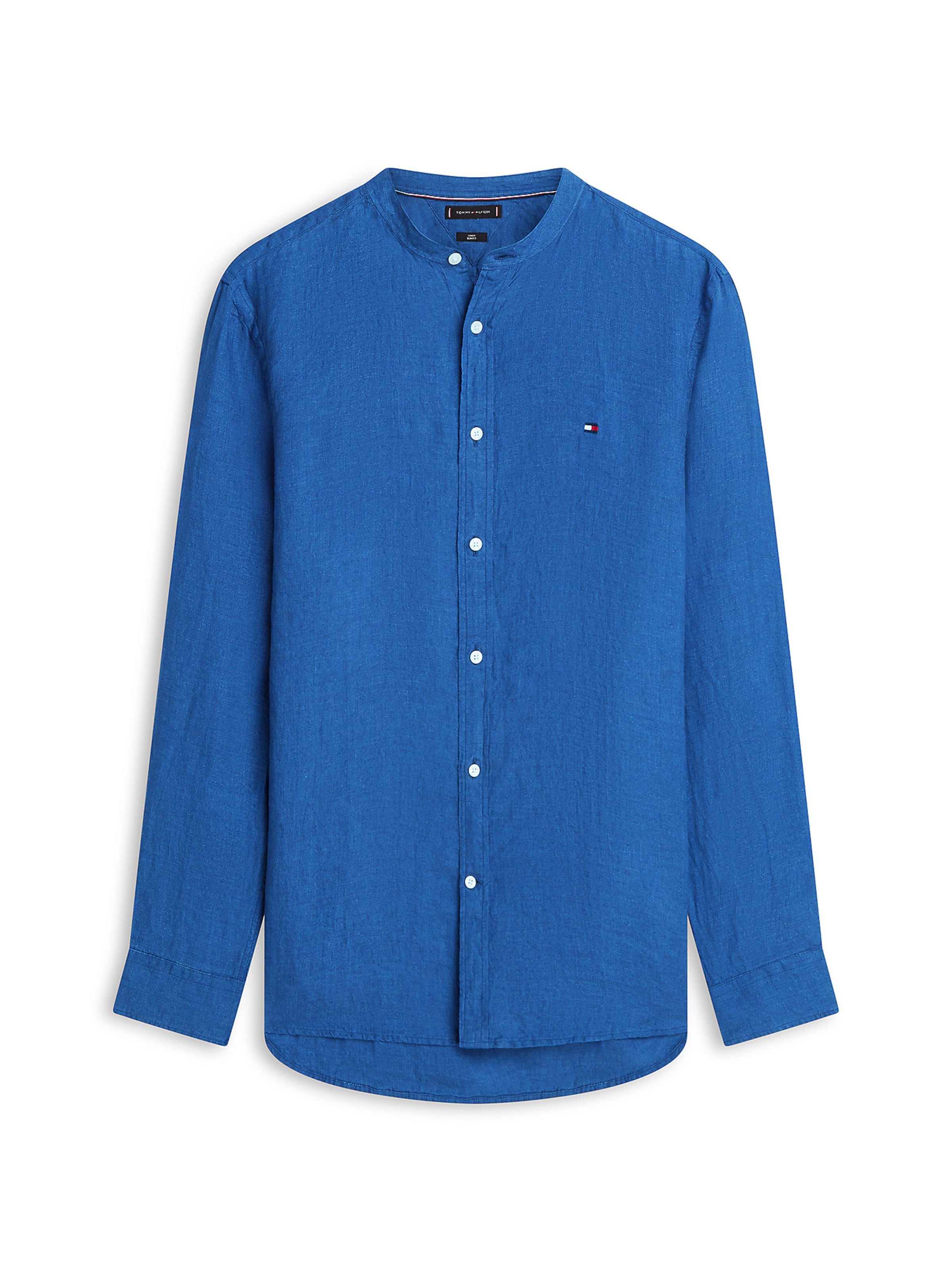 TOMMY HILFIGER Overhemd in Blauw: voorkant