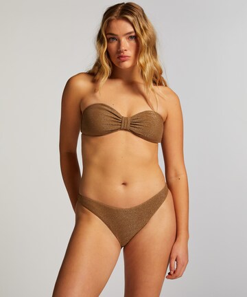 Bas de bikini Hunkemöller en or : devant