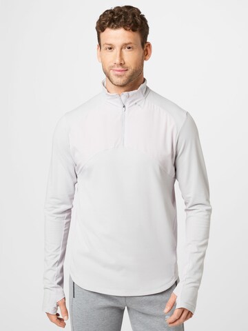 PUMA - Sweatshirt de desporto em cinzento: frente