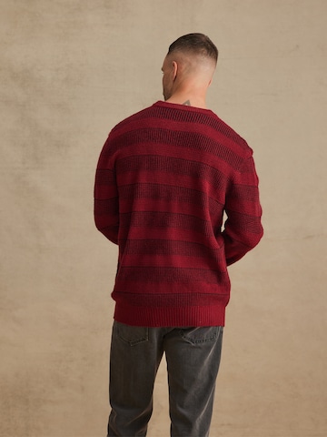 DAN FOX APPAREL Sweater 'Joost' in Red