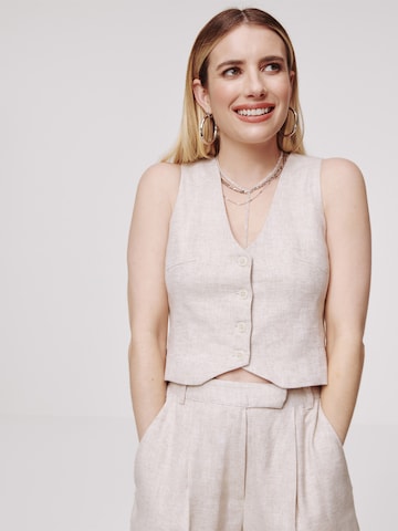 Daahls by Emma Roberts exclusively for ABOUT YOU Suit vest 'Ida' in Beige: front