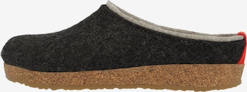 HAFLINGER Hausschuh 'Grizzly Kris' in Grau: Vorderseite