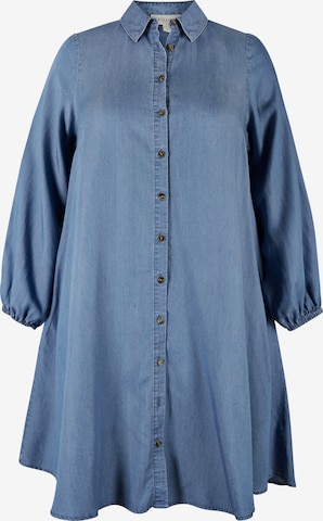 Robe ' ' Apricot en bleu : devant