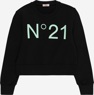 N°21 Sweatshirt in Zwart: voorkant