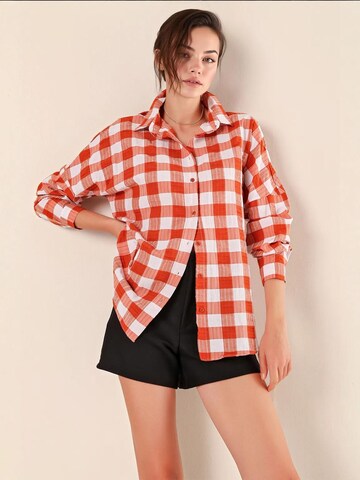 Bigdart Bluse in Rot: Vorderseite