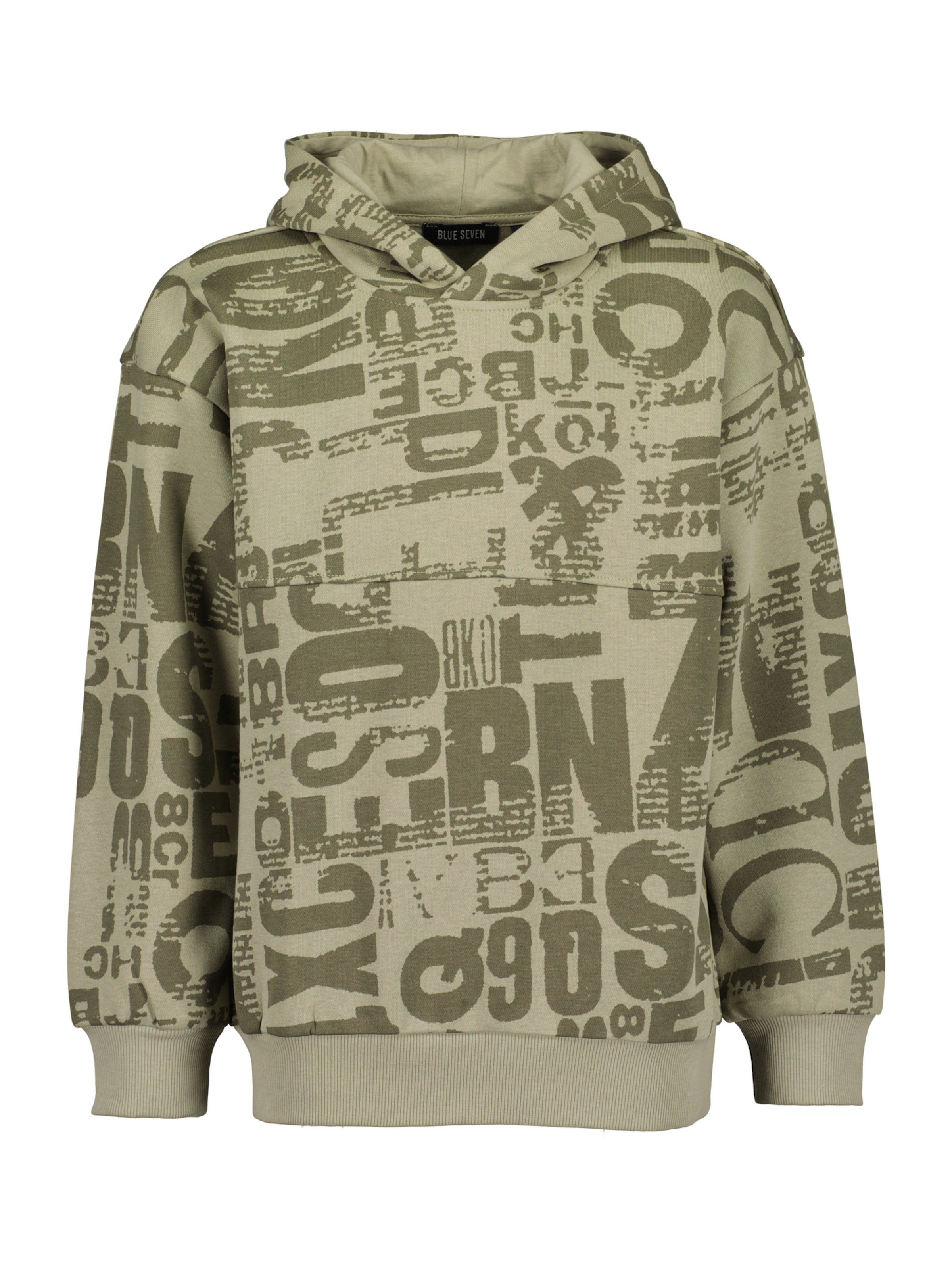 BLUE SEVEN - Sweatshirt em verde: frente