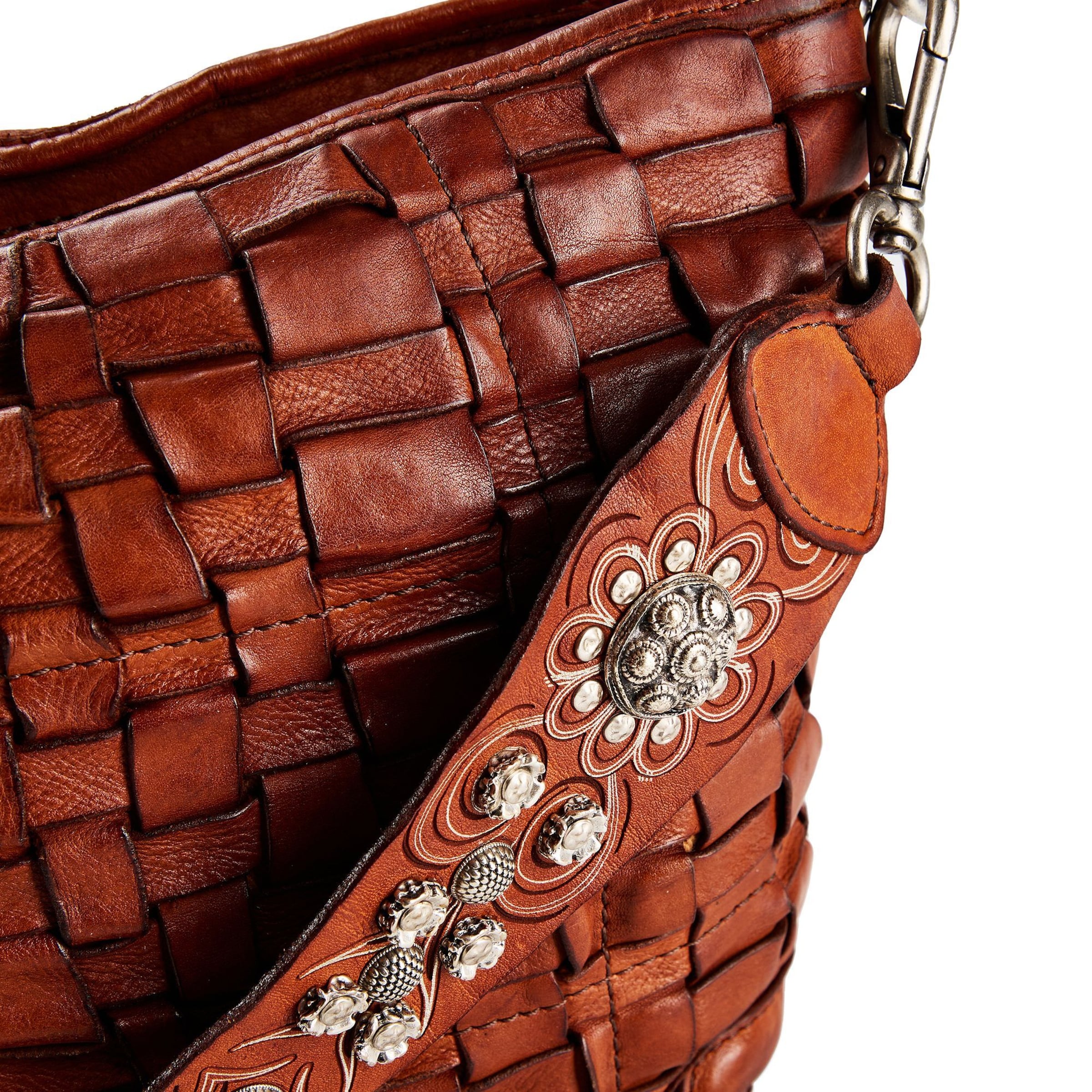 Campomaggi Schoudertas 'Beth' in Bruin