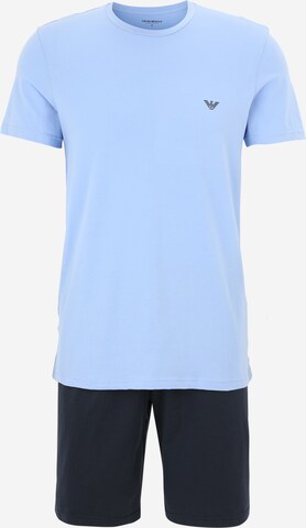 Emporio Armani Pyjama in Blau: predná strana