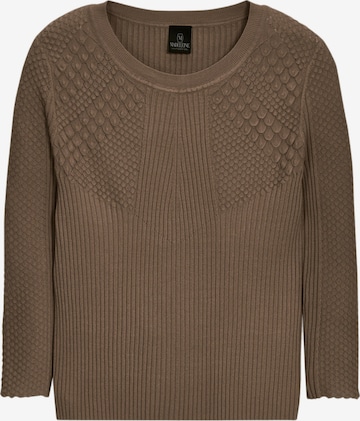 Pull-over MADELEINE en beige : devant