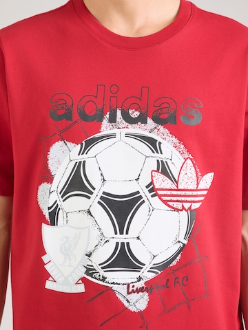 raudona ADIDAS PERFORMANCE Sportiniai marškinėliai