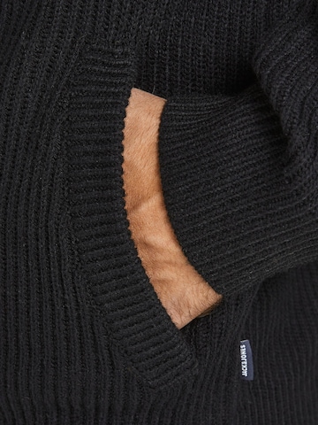 JACK & JONES Knit Cardigan in Black