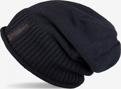 styleBREAKER Beanie 'Feinstrick Beanie mit Teddyfleece' in 56-61 in Night blue, Item view