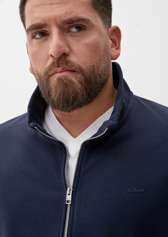s.Oliver Sweatvest in Blauw