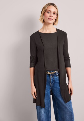 STREET ONE Knit Cardigan in Brown: front