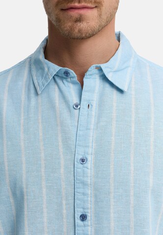 Coupe regular Chemise business ' Trypper ' INDICODE JEANS en bleu