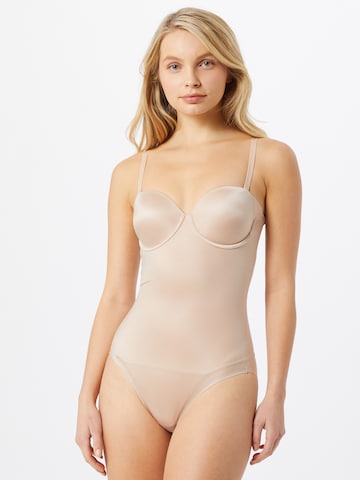 SPANX Regular Muotoileva body 'Syf' värissä beige: edessä