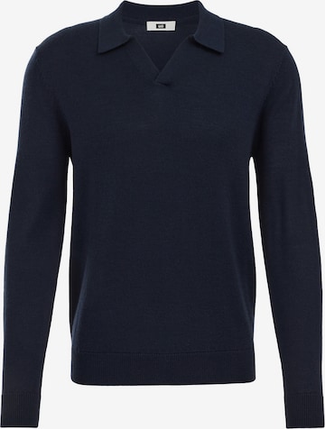 T-Shirt WE Fashion en bleu : devant