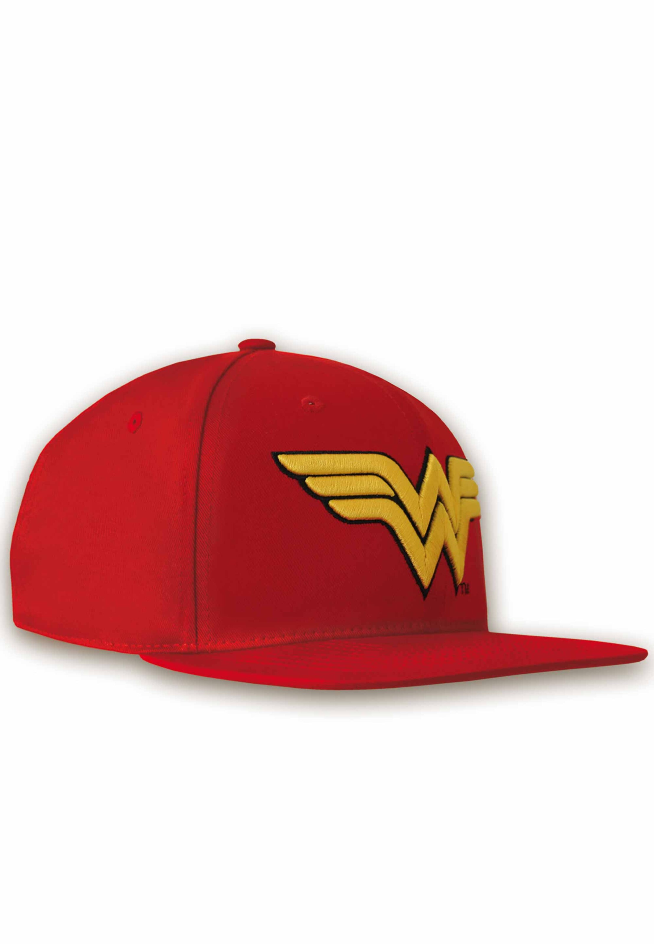 LOGOSHIRT Cap 'DC - Wonder Woman' in Red: front
