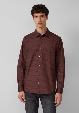 s.Oliver Comfort Fit Hemd in Rot: Vorderseite