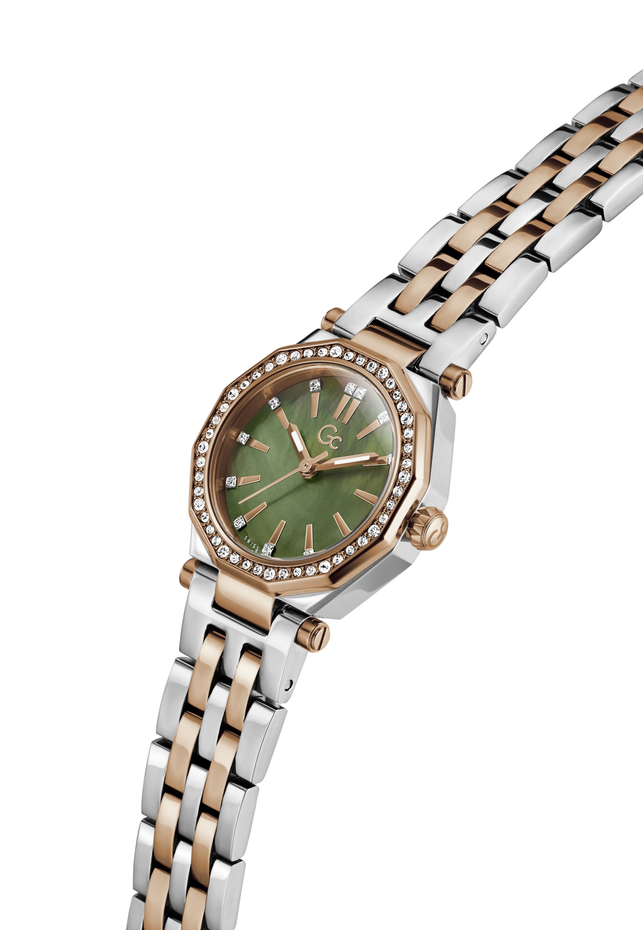 Gc Analoguhr 'Gleam Mini' in Silber