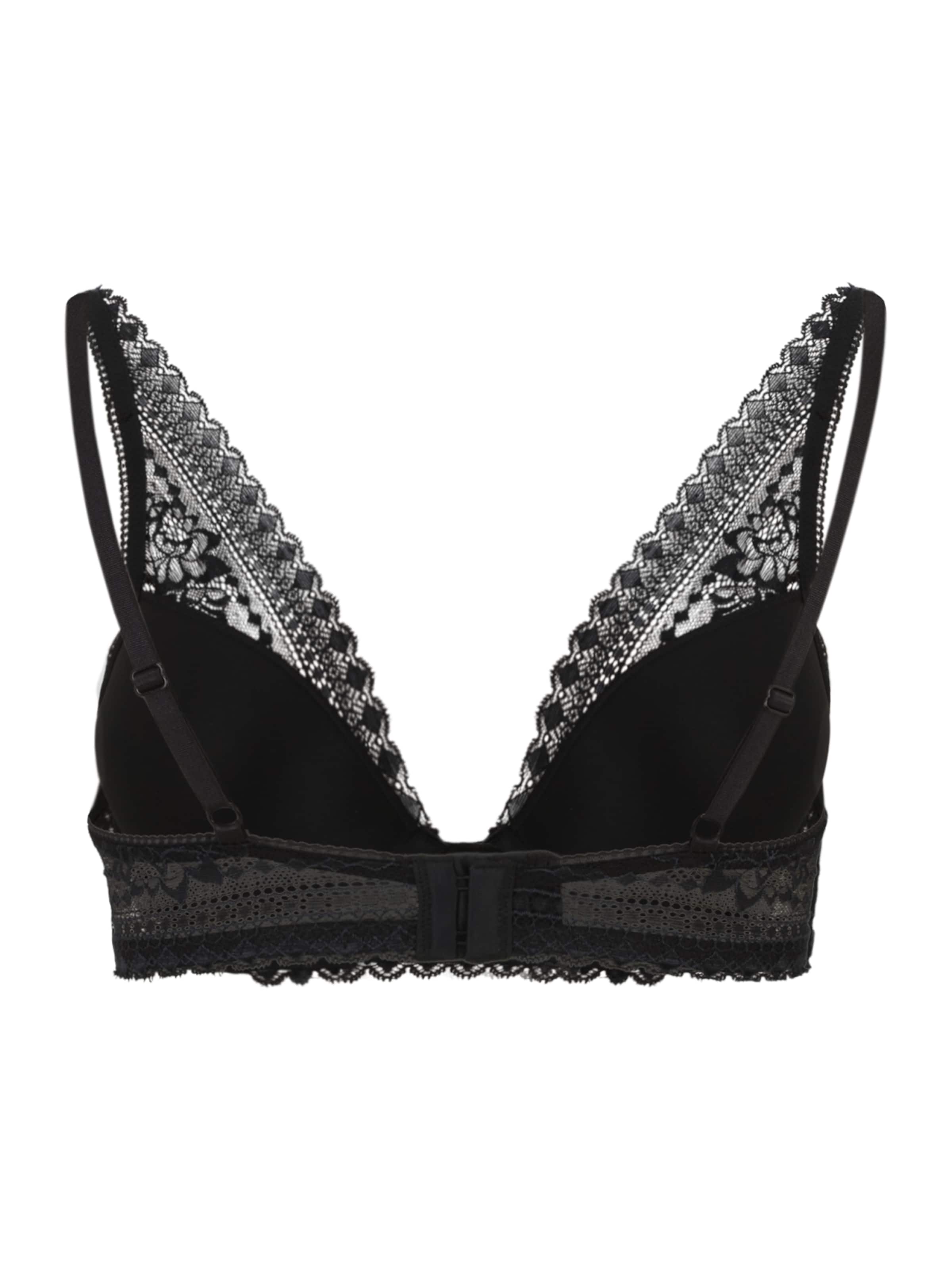 ETAM Trikotni nedrčki Nedrček 'PANAMA' | črna barva