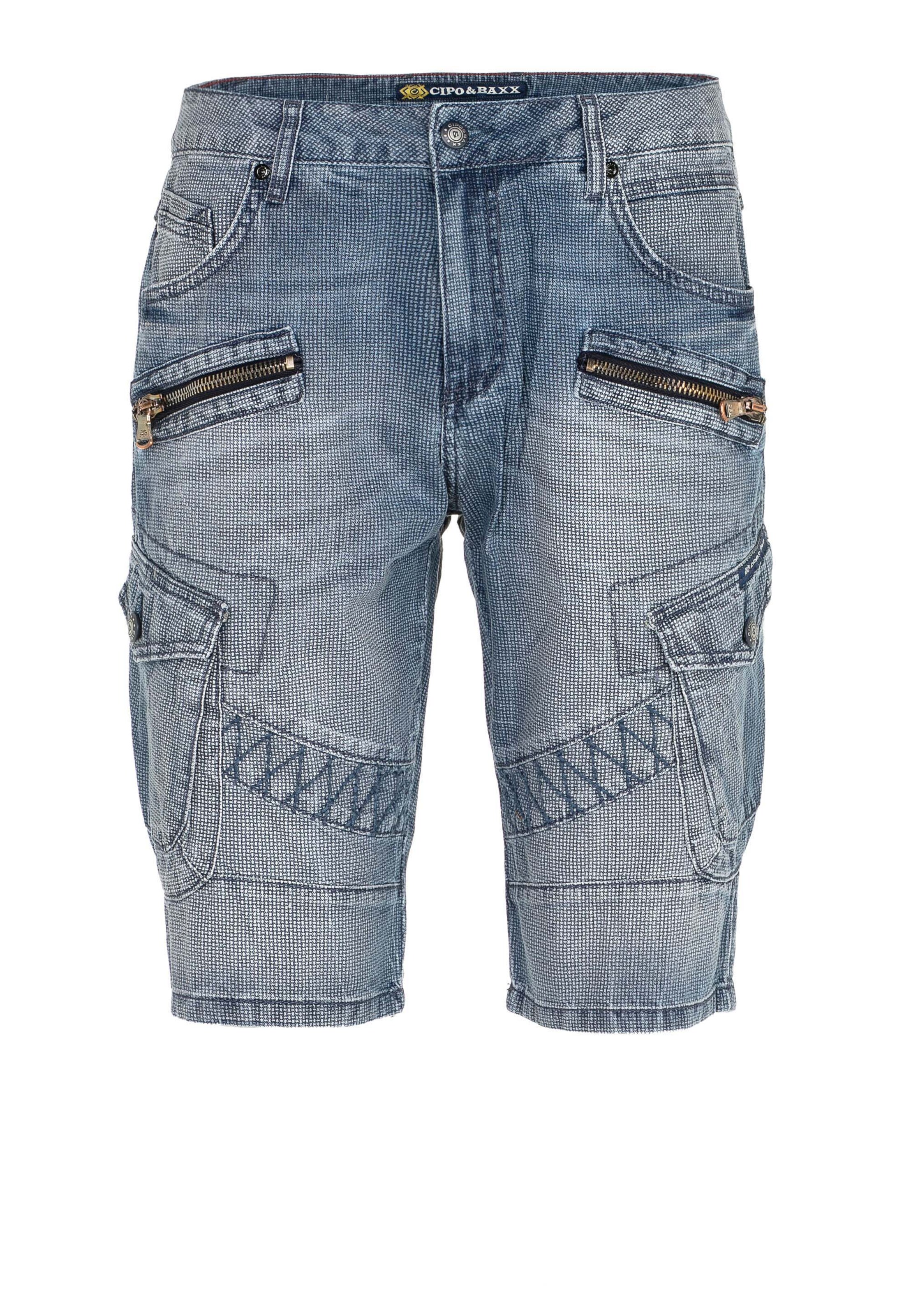 CIPO & BAXX Cargo jeans in 36 in Blue, Item view