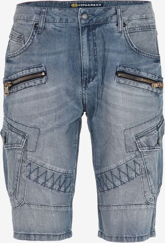 CIPO & BAXX Regular Cargojeans in Blauw: voorkant