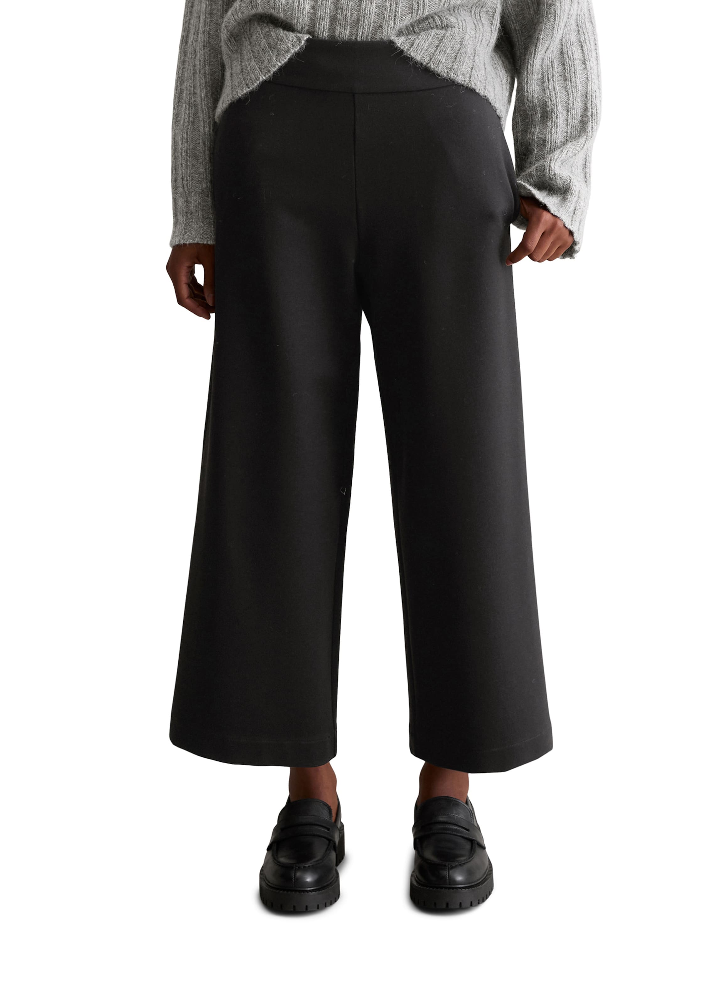 Marc O'Polo DENIM Regular Pants in Black: front