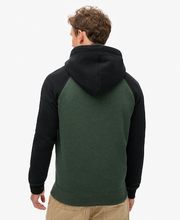 Superdry Sweatvest 'Essential' in Groen