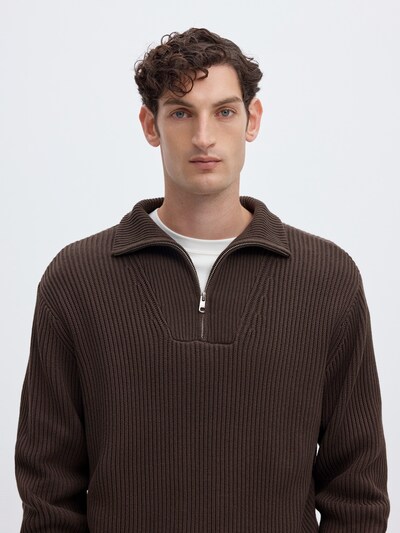 SELECTED Sweater 'SLHDRY' in XS in Dark brown, Item view