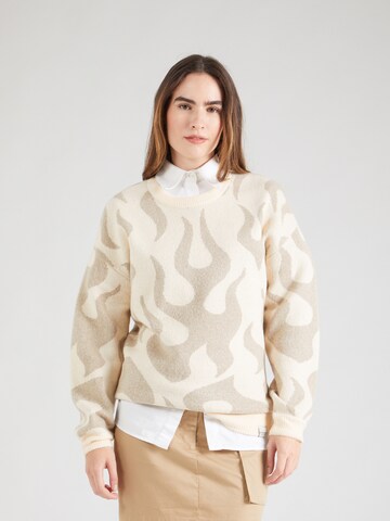 Iriedaily Sweater 'Fady' in Beige: front