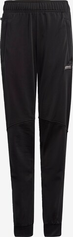 Effilé Pantalon ADIDAS ORIGINALS en noir : devant