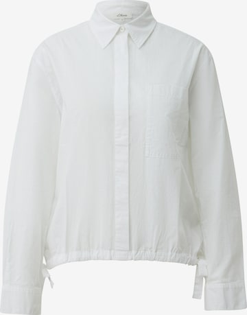 s.Oliver Bluse in Weiß: Vorderseite