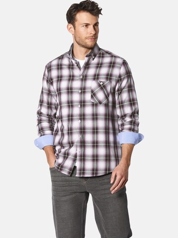 Coupe regular Chemise ' Barbitanti ' BABISTA en violet : devant