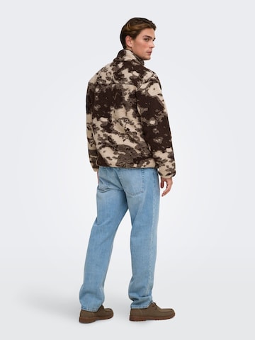 Only & Sons Between-Season Jacket 'ONSWadud' in Brown