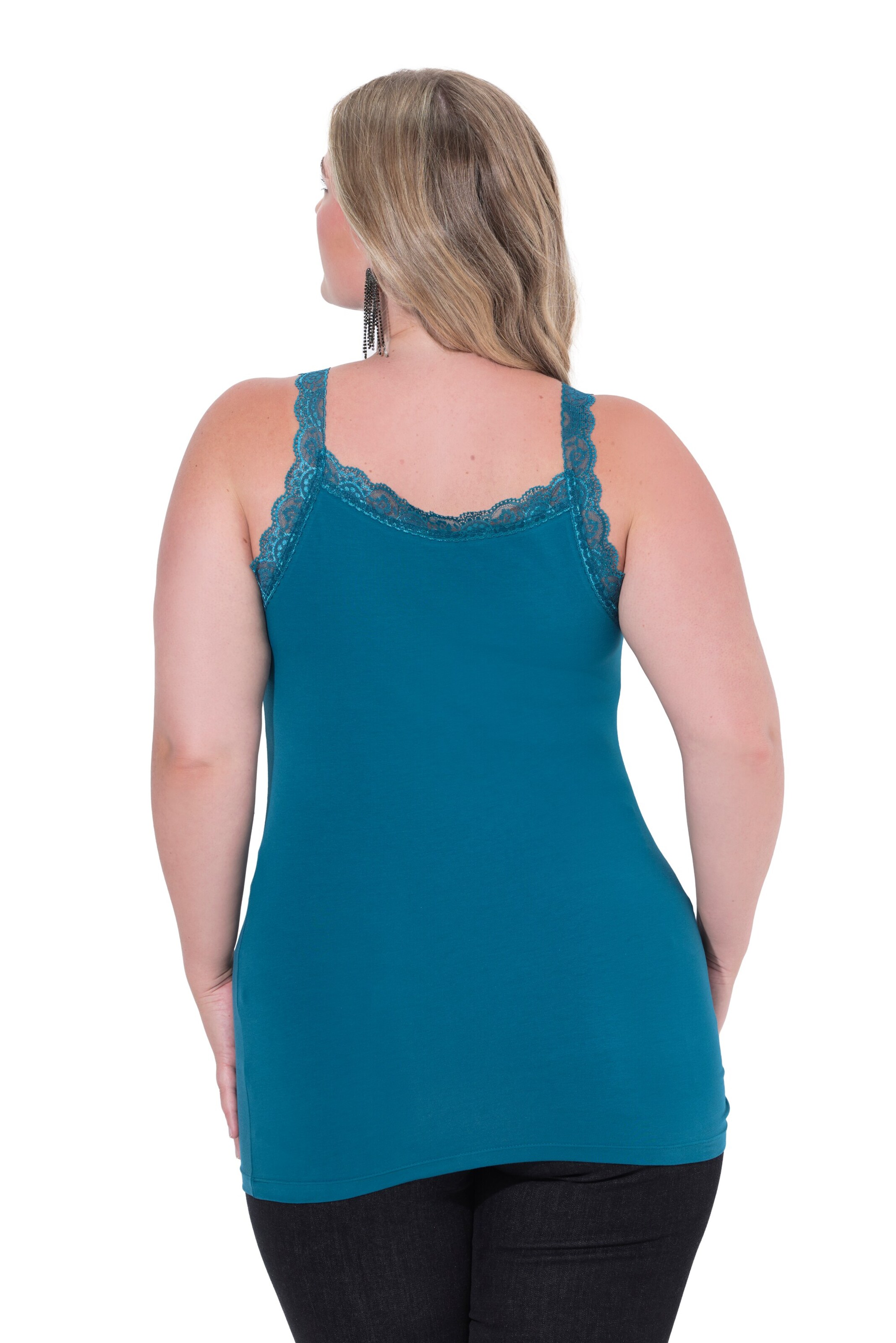 MIAMODA Knitted Top in Blue