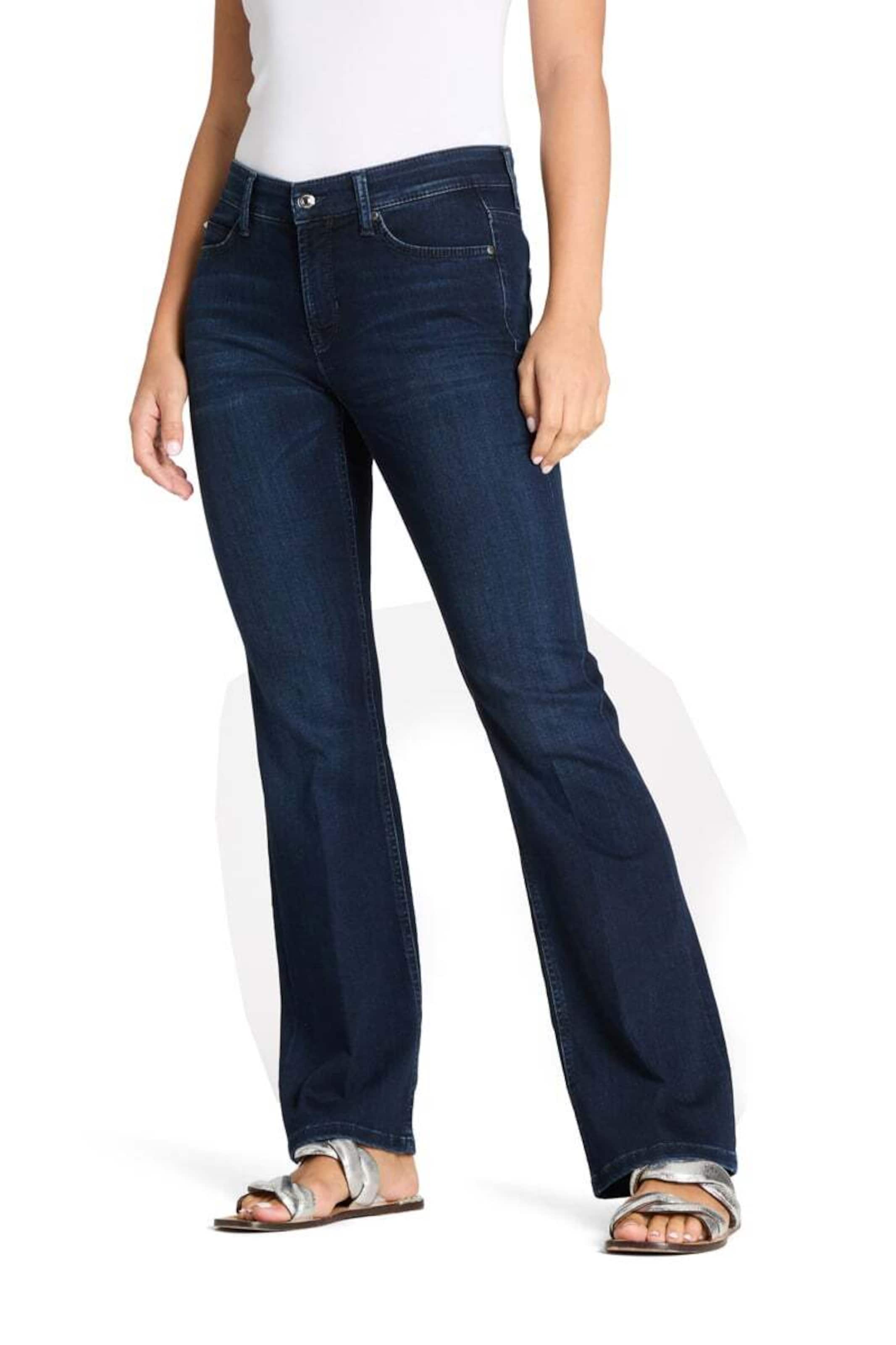 Cambio Flared Jeans 'Paris' in Blue: front