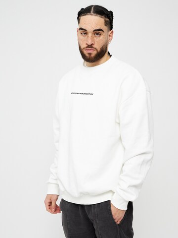 Multiply Apparel Sweatshirt in White: front